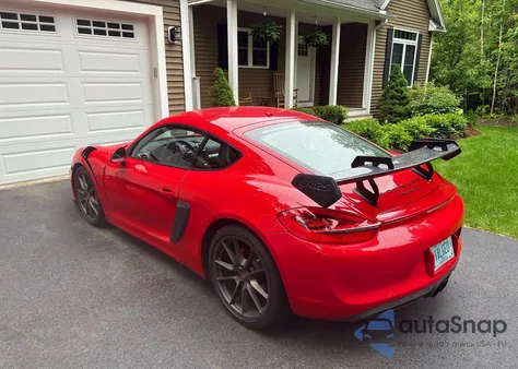 2014 Porsche Cayman S z USA, uszkodzony, nr VIN WP0AB2A80EK191347